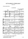 Kt madrigl for male choir a cappella score