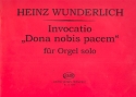 Invocatio Dona nobis pacem fr Orgel Organ