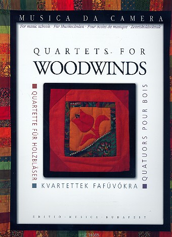 Quartette fr Holzblser fr Flte, Oboe, Klarinette und Fagott Partitur und Stimmen