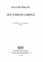 Ave verum corpus fr Frauenchor a cappella Partitur