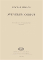 Ave verum corpus fr gem Chor a cappella Partitur