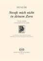 Lajos Huszr Strafe mich nicht in deinem Zorn Mixed Choir (Klavierauszug)