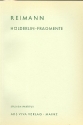 Hlderlin-Fragmente fr Sopran und Orchester Studienpartitur