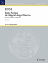 7 Textos de Miguel Angel Bustos fr Sopran, Akkordeon und Violoncello 3 partituren (sp)