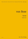 Bose, Hans-Jrgen von Scene fr Kammerorchester Studienpartitur