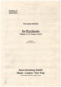In ecclesiis fr gem Chor (SATB), Soli (SATB, auch chorisch), 6 Instrumente und Bc Posaune II / Violoncello I