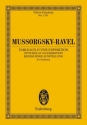 Tableaux d'une exposition fr Orchester Studienpartitur