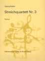 Streichquartett Nr.3 fr 2 Violinen, Viola und Violoncello Partitur