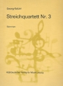 Streichquartett Nr.3 fr 2 Violinen, Viola und Violoncello Stimmen