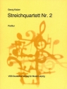 Streichquartett Nr. 2 fr 2 Violinen, Viola und Violoncello Partitur
