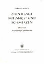 Zion klagt mit Angst und Schmerzen fr gem Chor (SSATB) a cappella Chorpartitur