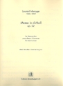 Messe d-Moll op.22 fr Mnnerchor a cappella Partitur