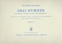 3 Hymnen fr Orgel, Glocken, Pauken und Schlagzeug Partitur
