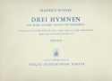 3 Hymnen fr Orgel, Glocken, Pauken und Schlagzeug Partitur