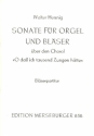 Sonate fr Orgel und Blechblser Blserpartitur