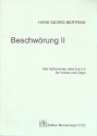 Beschwrung Band 2 fr Violine und Orgel