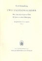 2 Passionslieder op.42 fr gem Chor a cappella Partitur