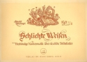 Schlichte Weisen Band 1-2 Klaviermusik zu 4 Hnden ber deutsche Volkslieder