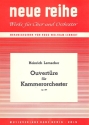 Ouvertre op.189 fr Kammerorchester Partitur