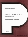 Werner Einfeld Variationen in A Akkordeon