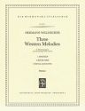 Willnecker, Hermann Three Western Melodies Akkordeonorchester Partitur