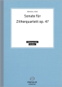 Heinrich J. Hartl Sonate op. 47 Zitherquartett Partitur