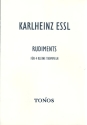 Rudiments fr 4 kleine Trommeln Partitur