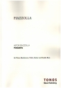 Fugata for bandoneon, violin, guitar, double bass and piano score and parts