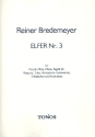 Elfer Nr.3 fr Piccoloflte, Oboe, 2 Fagotte, Posaune, Tuba, Perkussion, 3 Violen und Kontrabass, Partitur