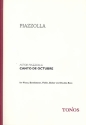 Canto de Octubre: fr Klavier, Bandoneon, Violine, Gitarre und Kontrabass Partitur
