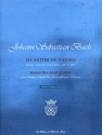 Johann Sebastian Bach, Six Suites De Danses Gitarre Buch