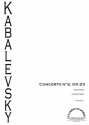 Dmitri Kabalevsky, Concerto No. 2 - pour piano et orchestre Op.23 Piano and Orchestra Partitur