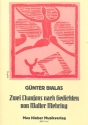 2 Chansons nach Gedichten von Walter Mehring fr Gesang und Klavier