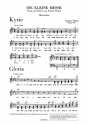 Die Kleine Messe Ausgabe A fr gem Chor (dreistimmig) und Orgel Chorpartitur