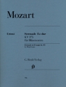 Serenade Es-Dur KV375 für 2 Klarinetten in B, 2 Fagotte und 2 Hörner (F/Es) Stimmen
