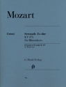 Serenade Es-Dur KV375 für 2 Oboen, 2 Klarinetten, 2 Hörner in F oder Es und 2 Fagotte Stimmen