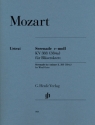 Serenade c-Moll KV388 für 2 Oboen, 2 Klarinetten, 2 Hörner (F/Es) und 2 Fagotte Stimmen