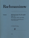 Sonate b-Moll Nr.2 op.36 (Fassungen 1913 und 1931) fr Klavier