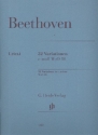 32 Variationen c-Moll WoO80 fr Klavier