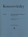 Kontrabasskonzert op. 3 fr Kontrabass und Orchester Klavierauszug mit Solo-Stimme