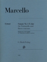Sonate Nr.1 F-Dur fr Violoncello und Bc Spielpartitur (Vc/Bass) und bezeichneter Stimme (Vc)