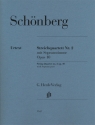 Streichquartett Nr.2 op.10 fr Sopran, 2 Violinen, Viola, Violoncello Stimmen