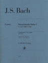 Franzsische Suite Nr.5 G-dur BWV816 fr Klavier