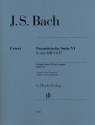 Franzsische Suite Nr.6 E-dur BWV817 fr Klavier