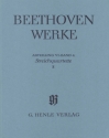 Beethoven Werke Abteilung 6 Band 4 Streichquartette Band 2 (broschiert)