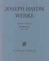 Haydn, Joseph Sinfonien 1761-1763 (mit Kritischem Bericht)  Ganzleinen