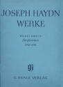Gesamtausgabe Reihe 1 Band 6 Sinfonien 1767-1772 Partitur,  broschiert