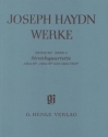 Haydn, Joseph Streichquartette op. 42, op. 50, op. 54/55 mit Kritisc  broschiert