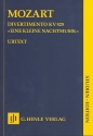 Eine kleine Nachtmusik KV525 fr 2 Violinen, Viola, Violoncello und Kontrabass Studienpartitur