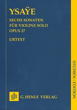 6 Sonaten op.27 fr Violine solo Studienpartitur